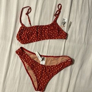 Madewell second wave bikini in ditsy floral